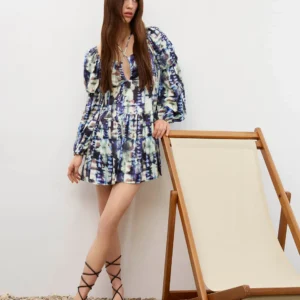 Square Neck Mini Dress