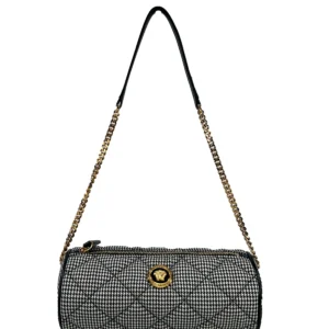 Versace Medusa Quilted Evening Sling Crossbody Bag