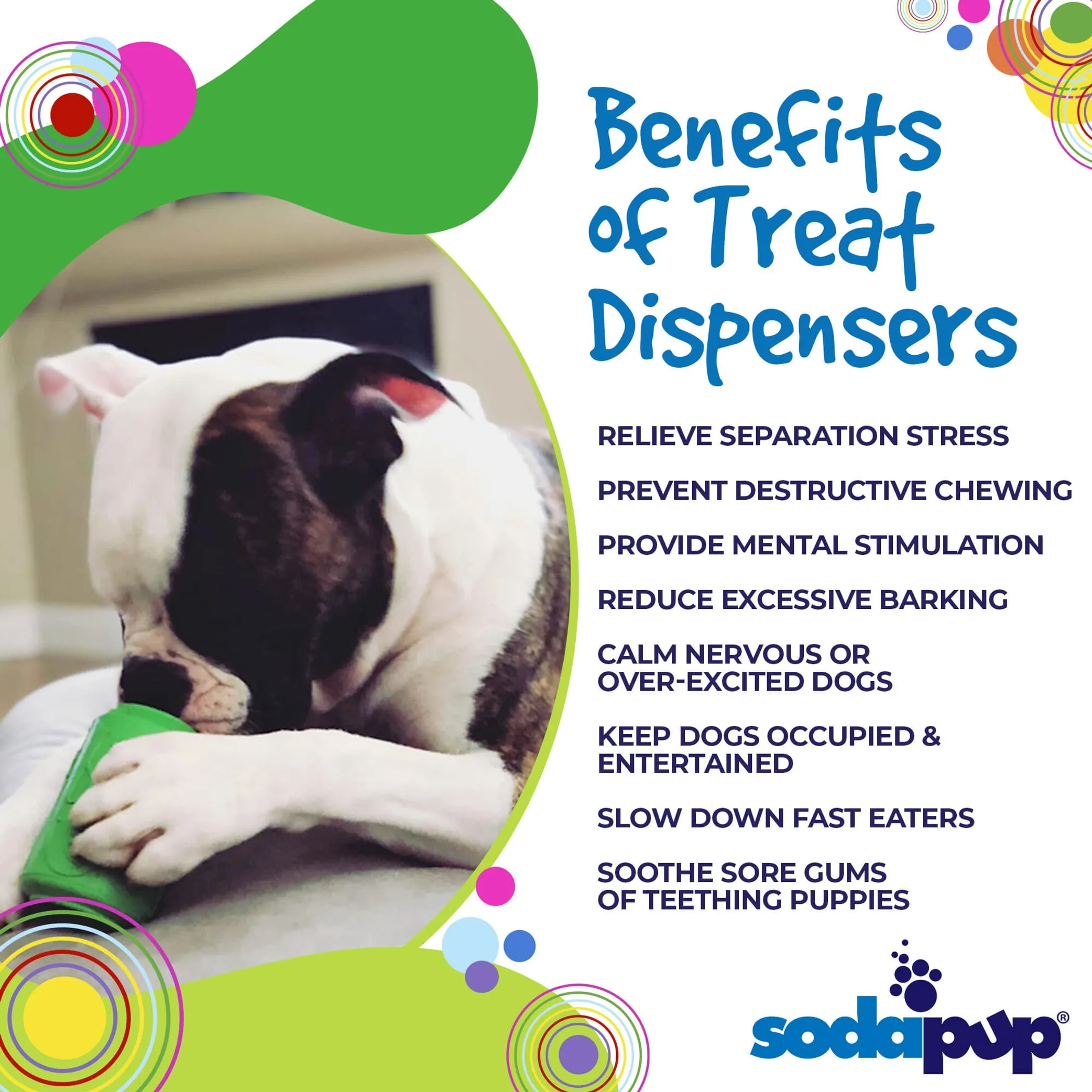 Can Toy eDispenser Durable Rubber Chew Toy & Treat Dispenser - Image 3