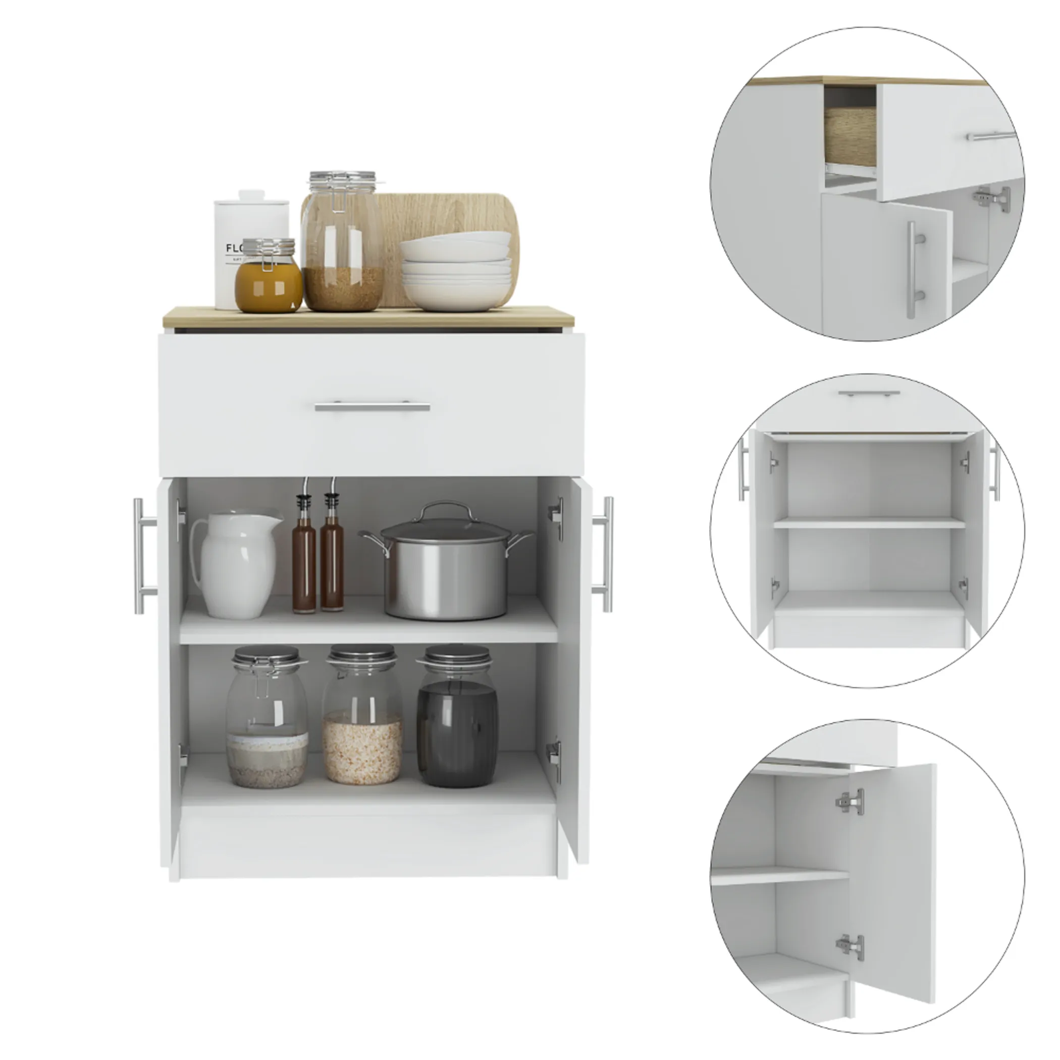 Barbados Pantry Cabinet - Image 3