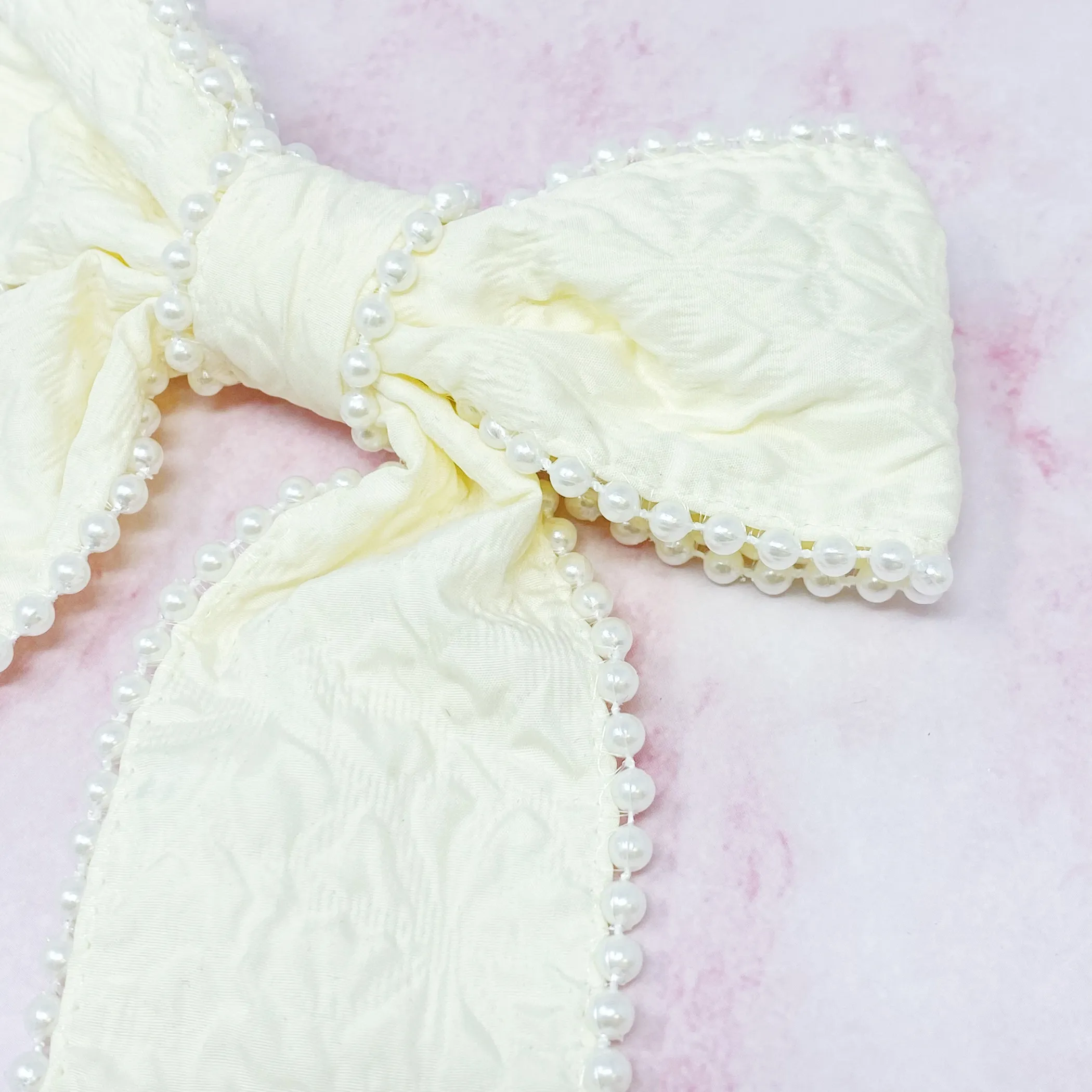 Palace Pearl Embellished Hair Barrette - Image 3