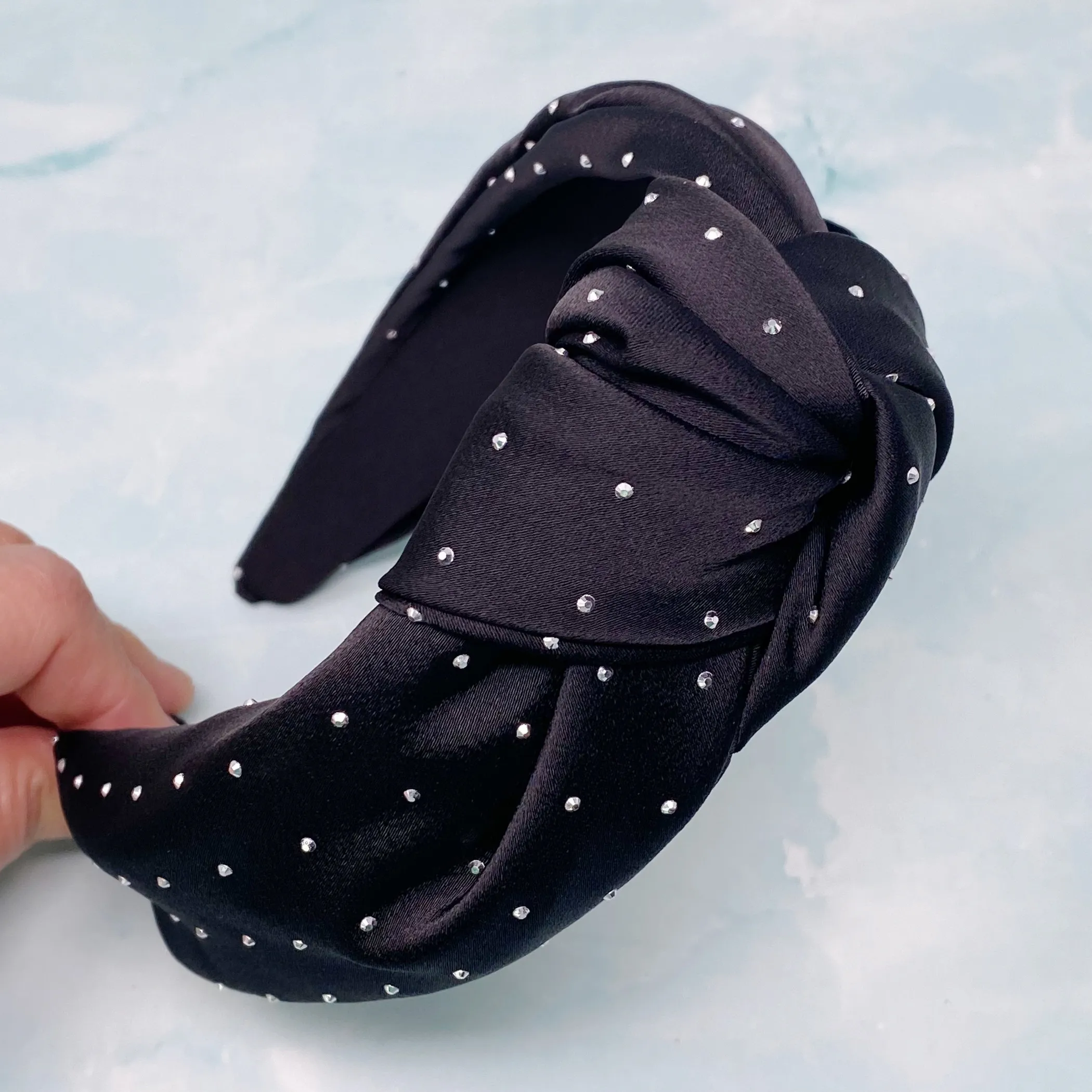 So Satin Knotted Headband - Image 2