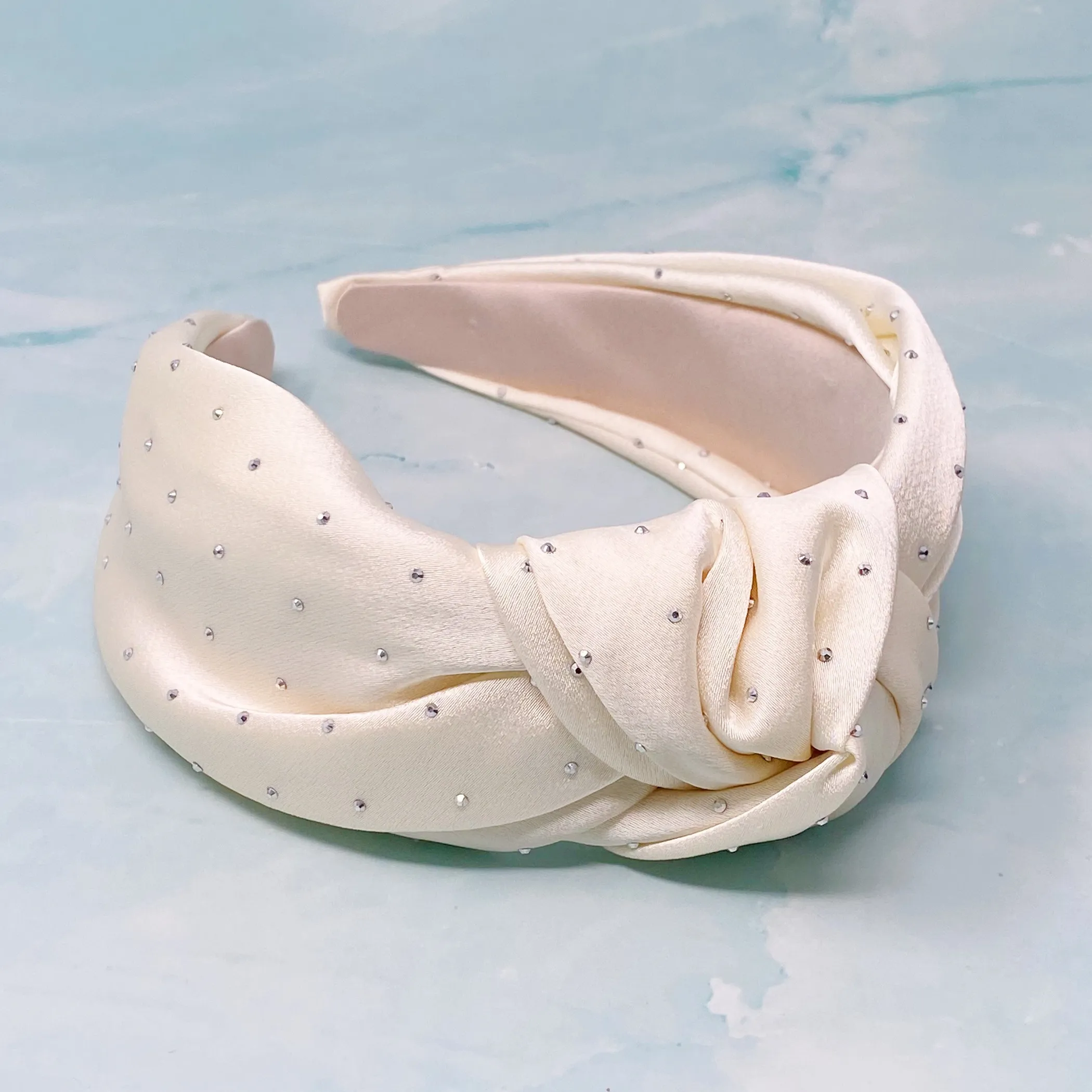So Satin Knotted Headband - Image 4