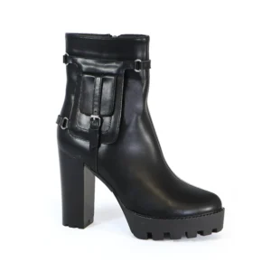Yoki Womens side pocket western hiker booties