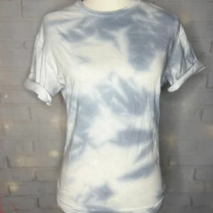 Smoke Grey Ice Dyed Tie Dye Blank Tee