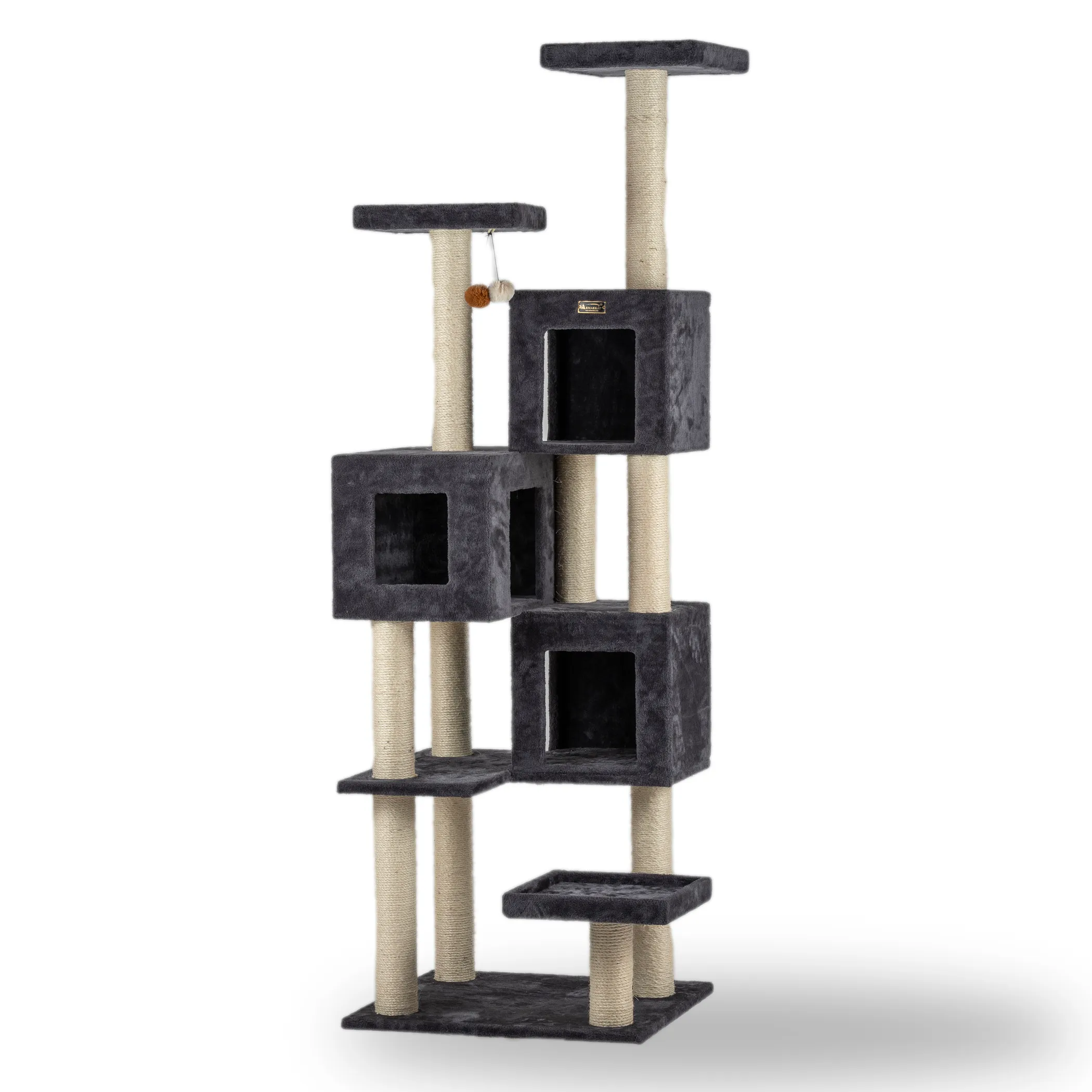 Griant Real Wood Cat Tower for Multiple Cats A8104