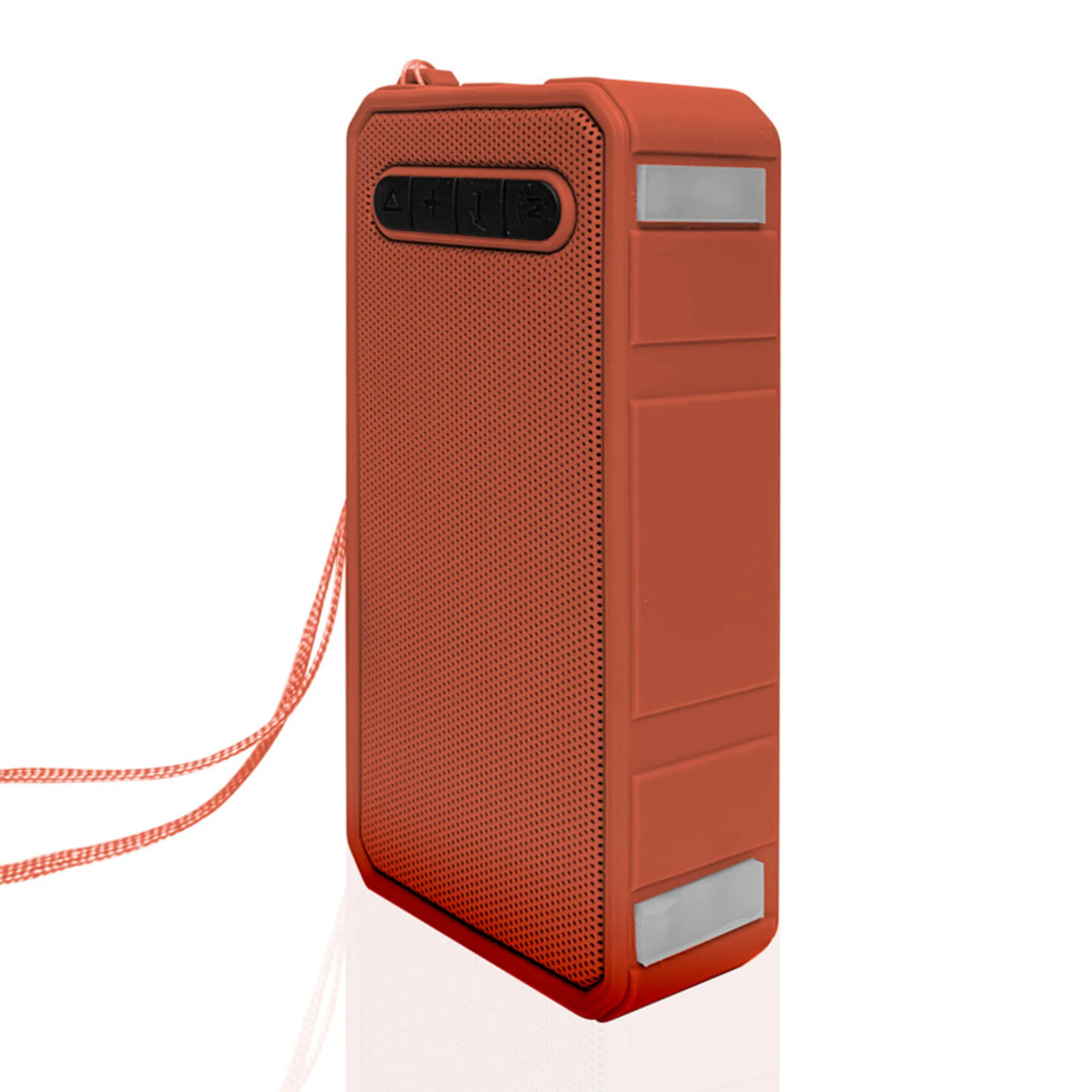 Excursion Grip Rugged Grill Rectangular Bluetooth Speaker Coral - Image 4