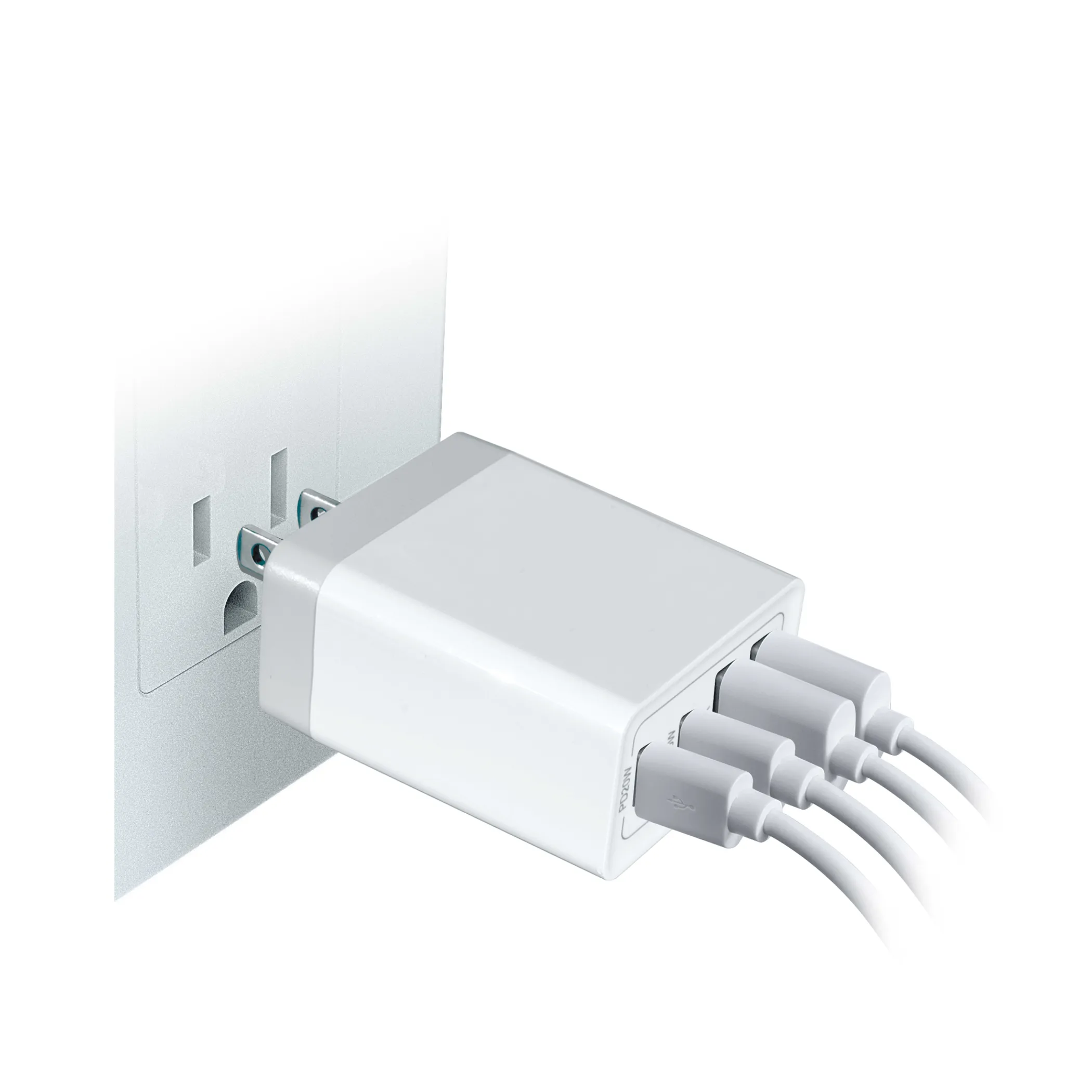 35-Watt 4-Port USB-A and USB-C Wall Charger - Image 3