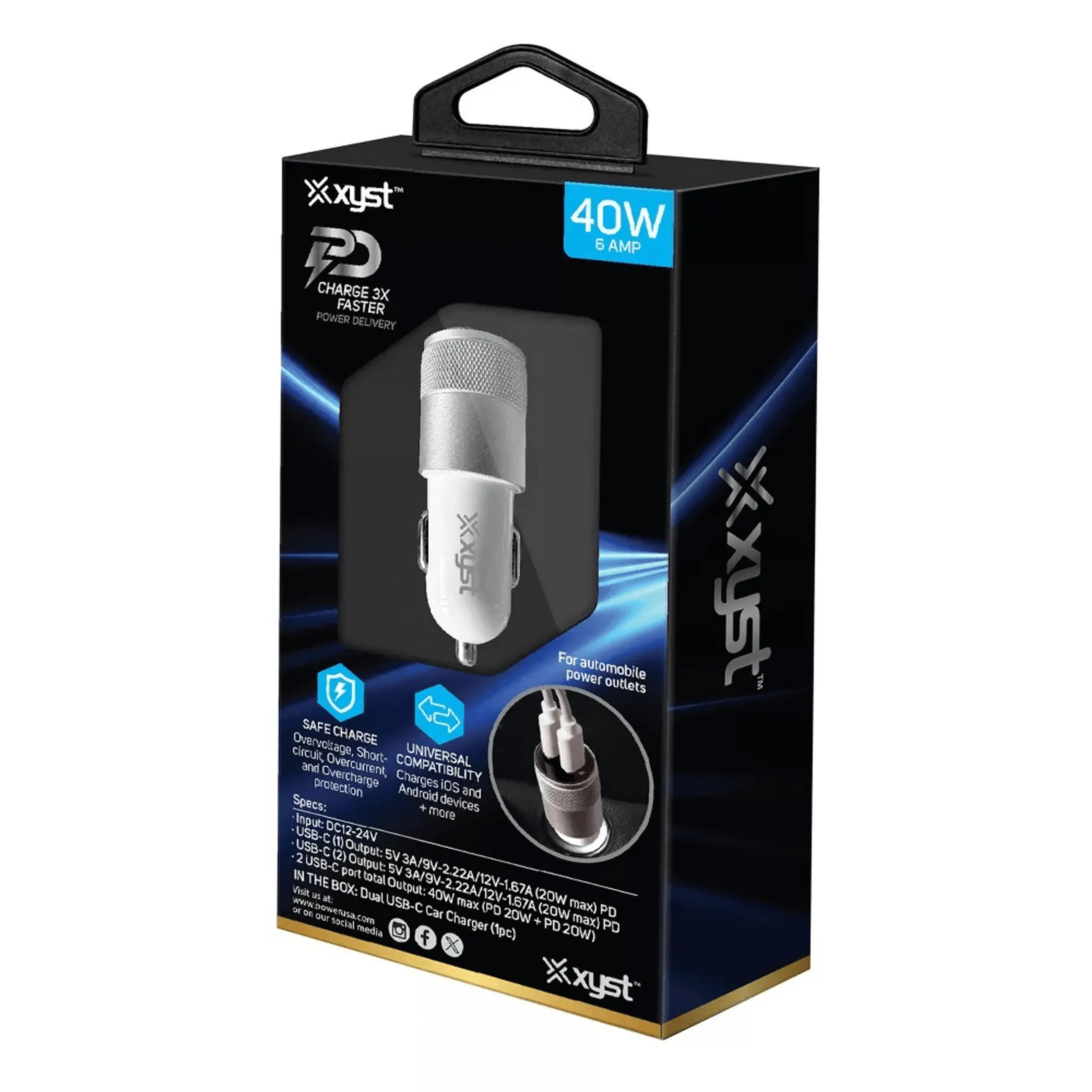 40-Watt Dual USB-C Car Charger - Image 4