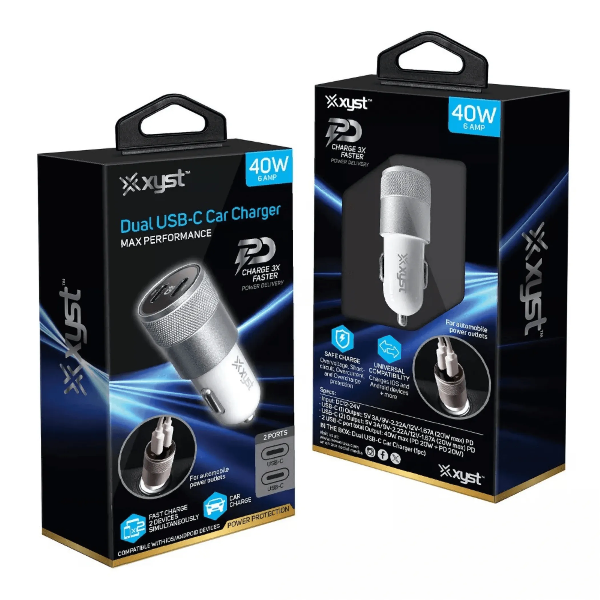 40-Watt Dual USB-C Car Charger - Image 5