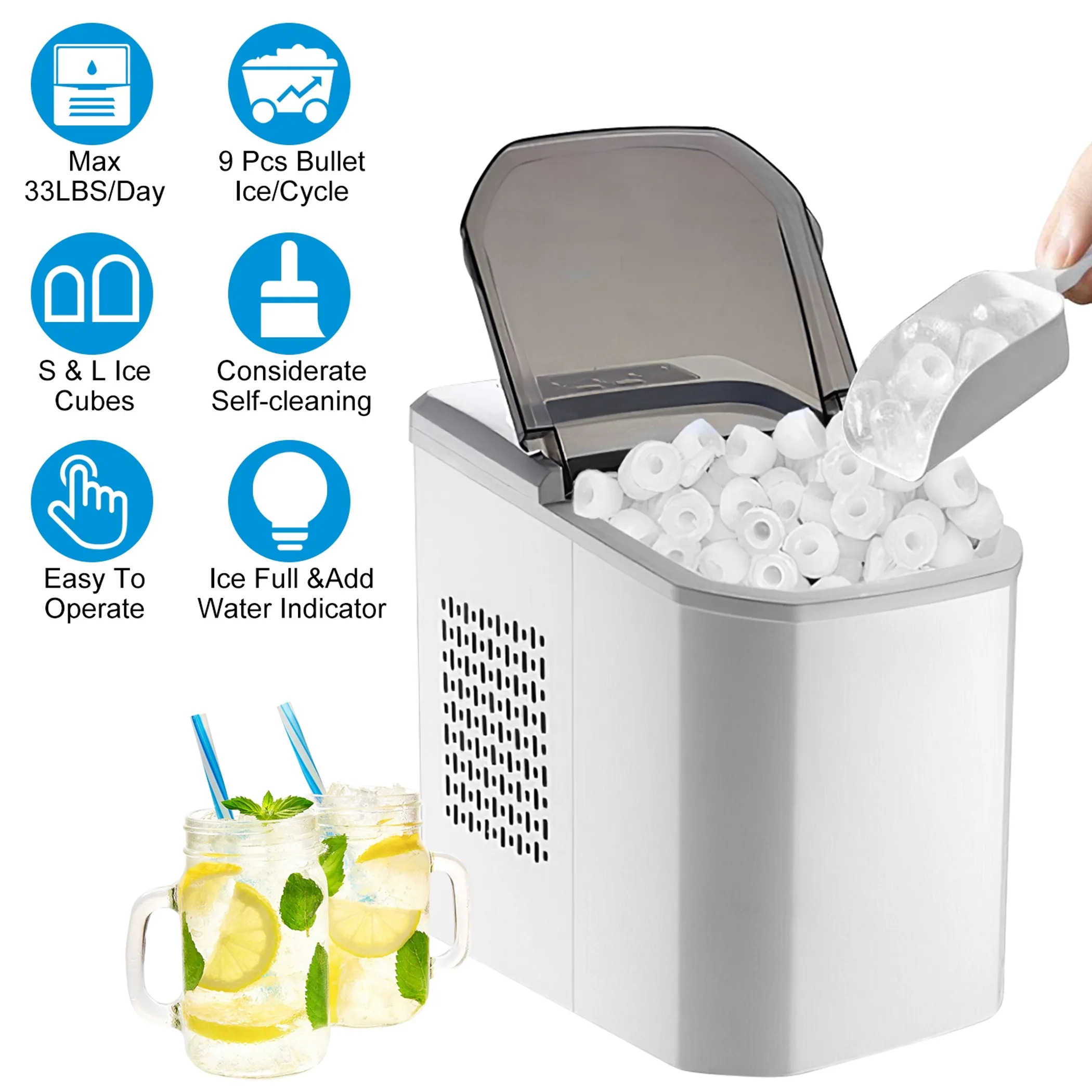 Electric Countertop Ice Maker - Image 2