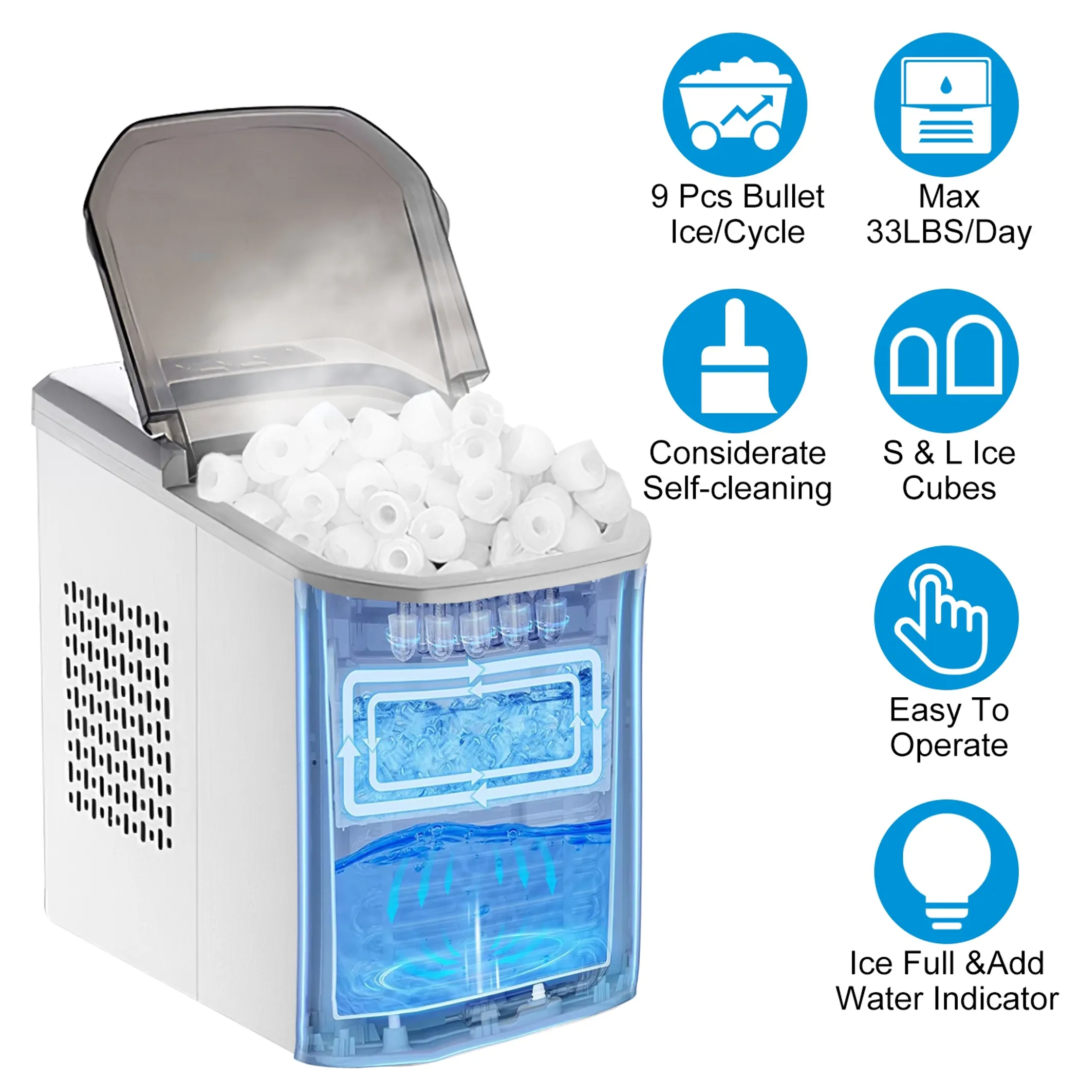 Electric Countertop Ice Maker - Image 3