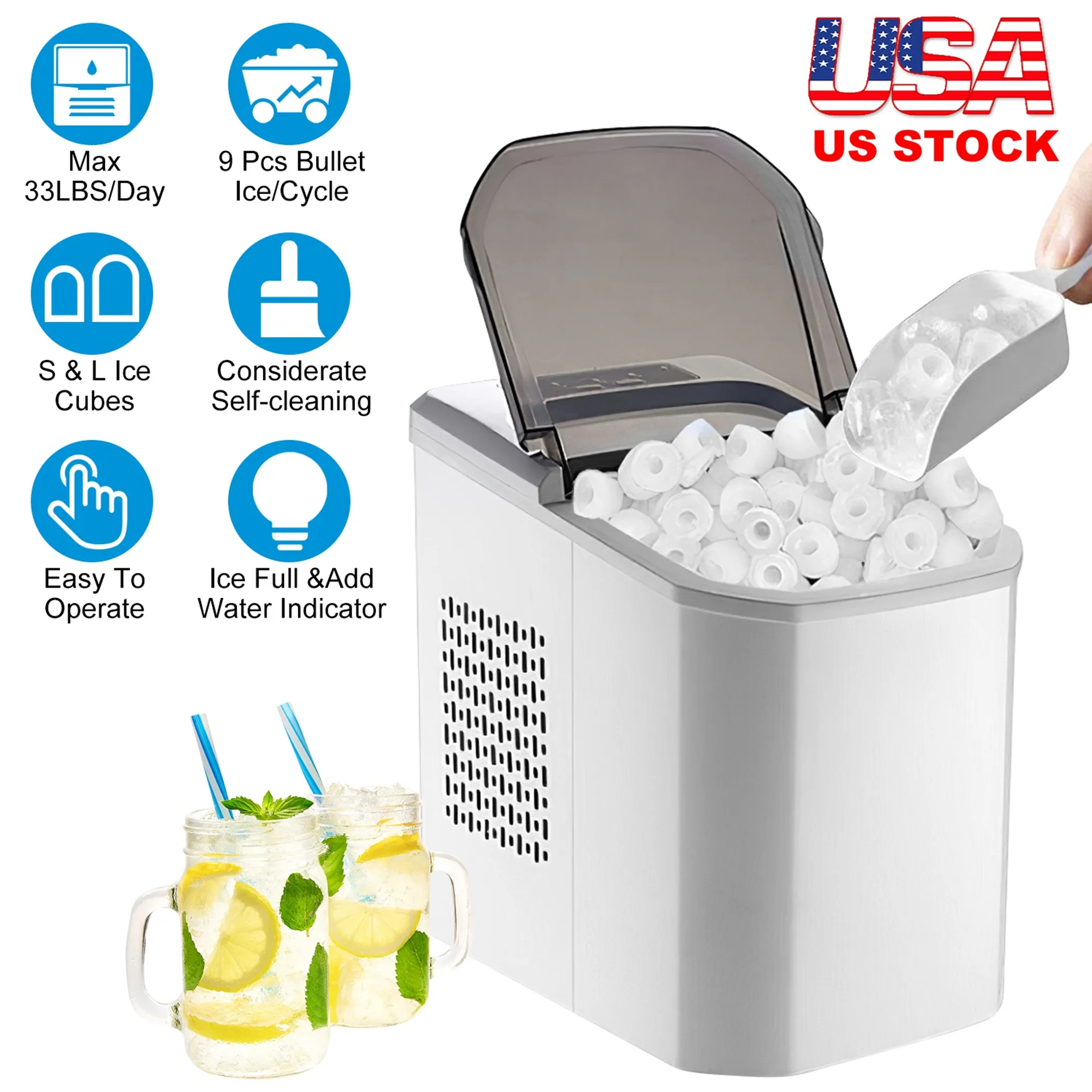 Electric Countertop Ice Maker - Image 5