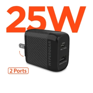 SpeedBoost 25W PD Dual Output Wall Charger