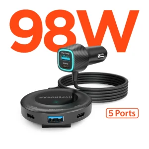 Road Runner 98W 5 Ports Car Charger