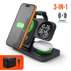 PowerFold 24/7 Charging Stand With Clock
