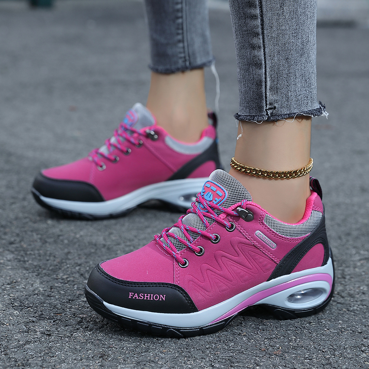 Women's Outdoor Hiking Shoes with Non-Slip Sole - Image 2