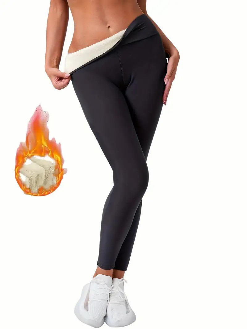 Thick Velvet High-Waisted Warm Yoga Leggings