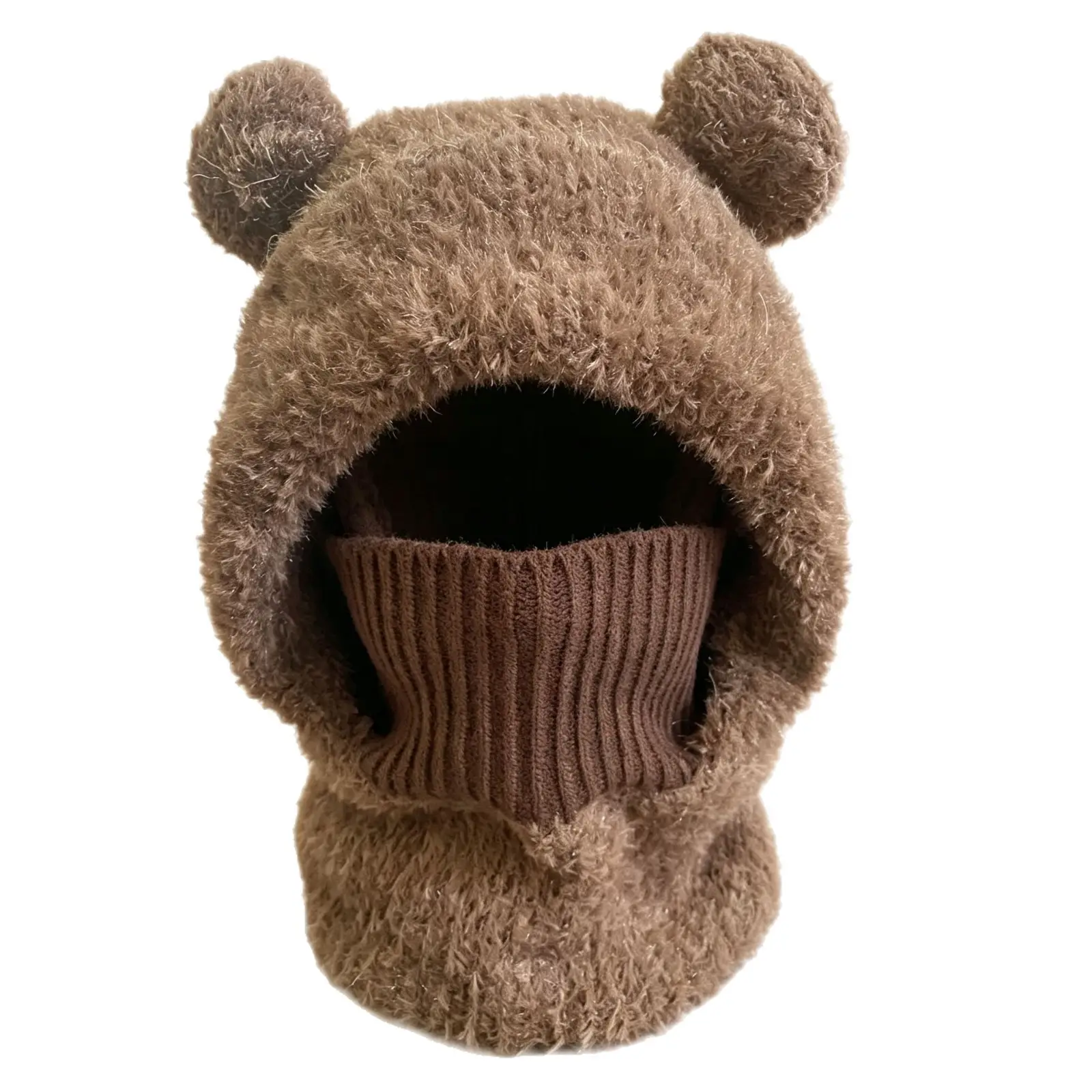 Fluffy Knitted Beanie for Women - Image 5