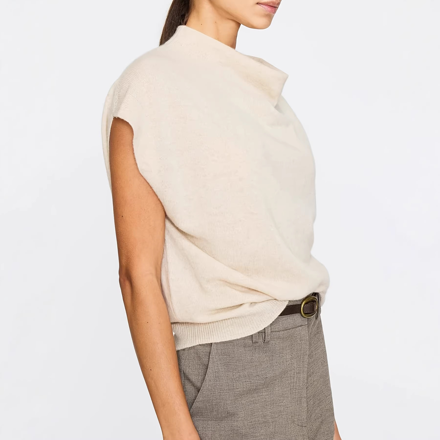 Women's Elegant Casual Knitted Pullover - Image 4