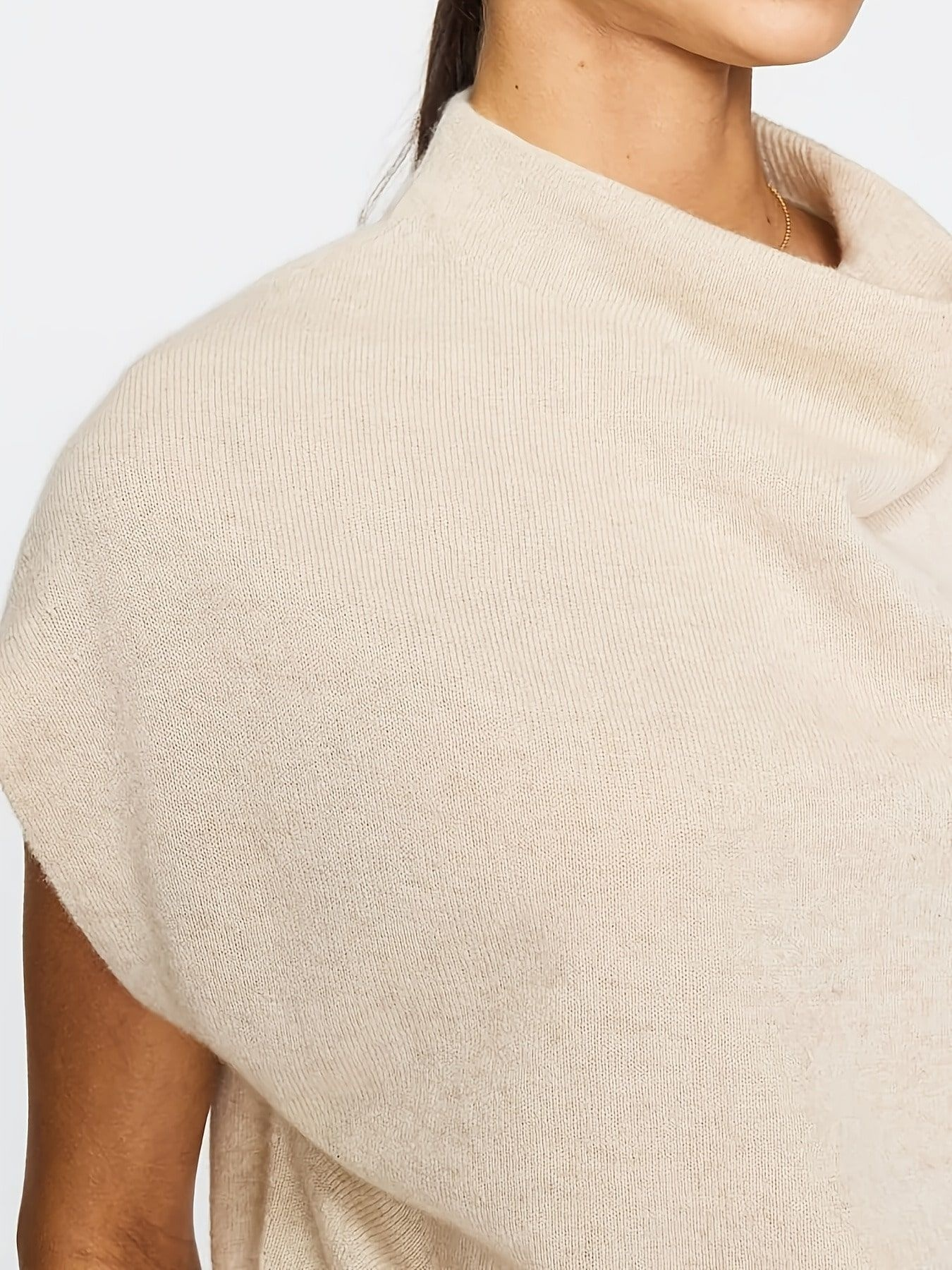 Women's Elegant Casual Knitted Pullover - Image 5